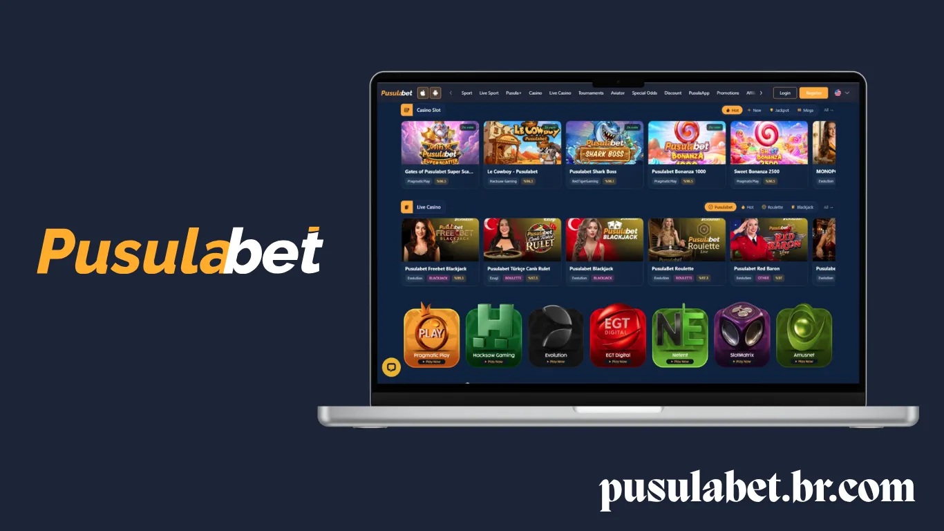 Principais provedores de jogos