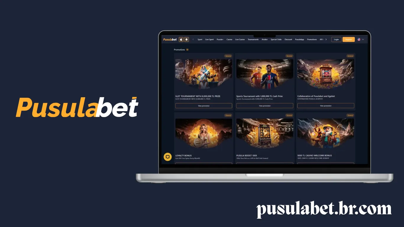Bônus e promoções atuais do Pusulabet