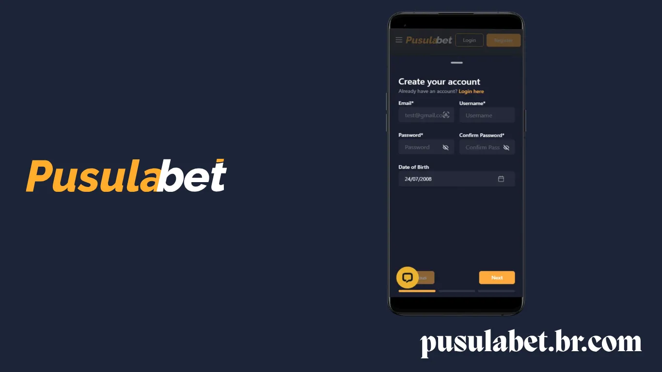 O que é necessário para se cadastrar no Pusulabet
